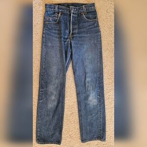 Vintage 80s Student 701-1007 Levi Jeans with Blank Back Tab